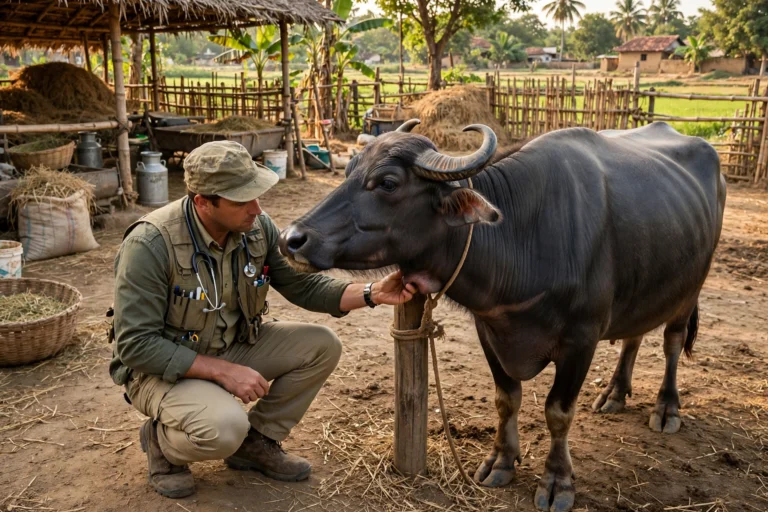 Hemorrhagic Septicemia (Gal Ghotu) in Buffaloes: Symptoms, Treatment and Prevention