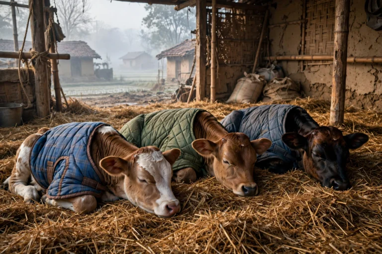 Winter Care for Calves: Protection from Cold and Pneumonia